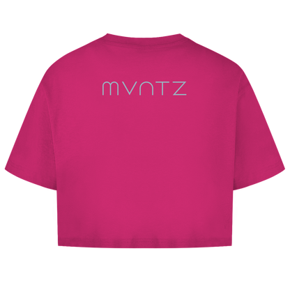 Damen Oversize Crop Top FlexFit