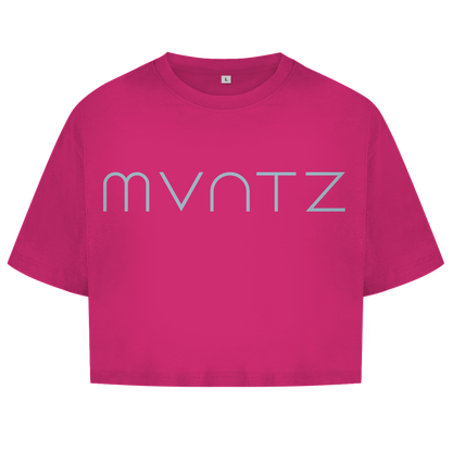 Damen Oversize Crop Top FlexFit