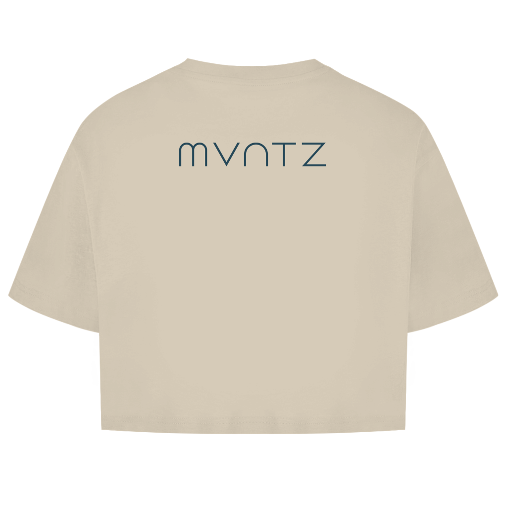 Damen Oversize Crop Top FlexFit