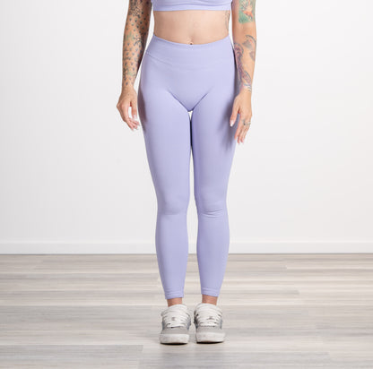 Scrunch Leggings Damen rubinrot Limitless Hellviolett