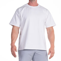 Oversize Gym T-Shirt Herren weiß Limitless Kollektion