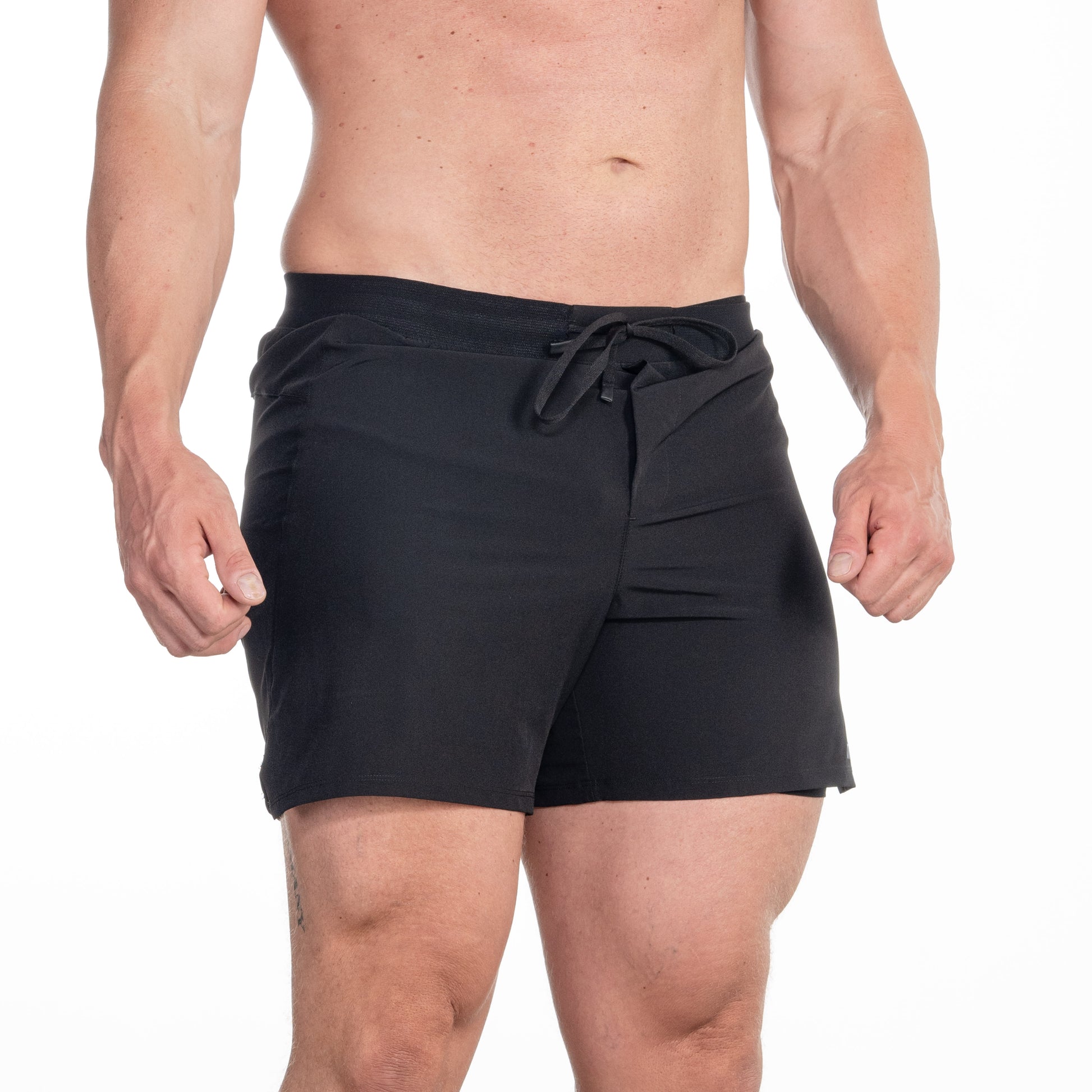 Funktionale Herren Shorts mit Innenhose – extra Support für intensives Training, Laufen, Hyrox oder HIIT