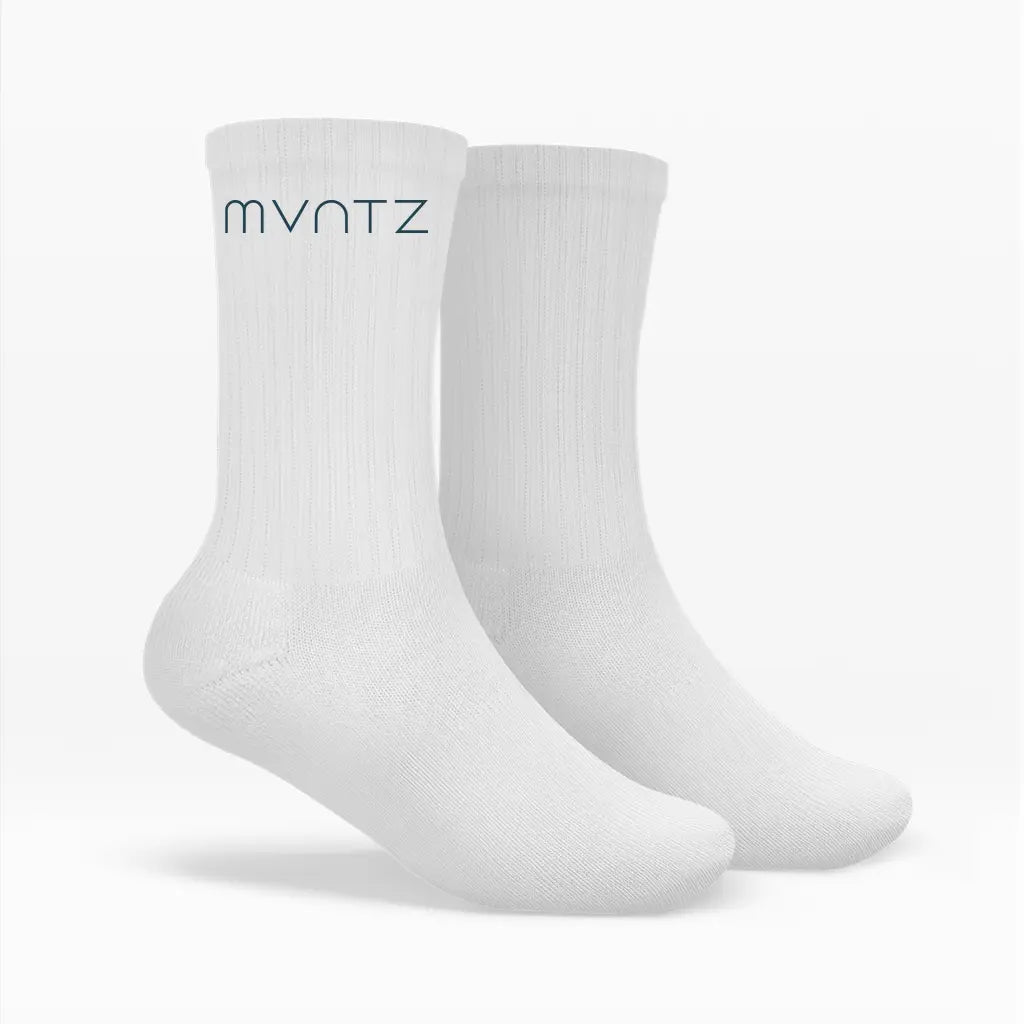 Weiße Socken mit weichem Material  - bequem und stylisch für Alltag und Sport